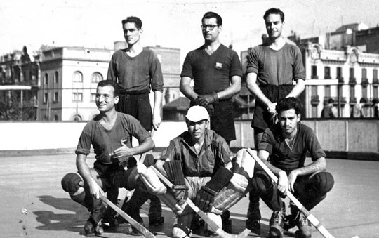 Equipa do FC Barcelona. 1948