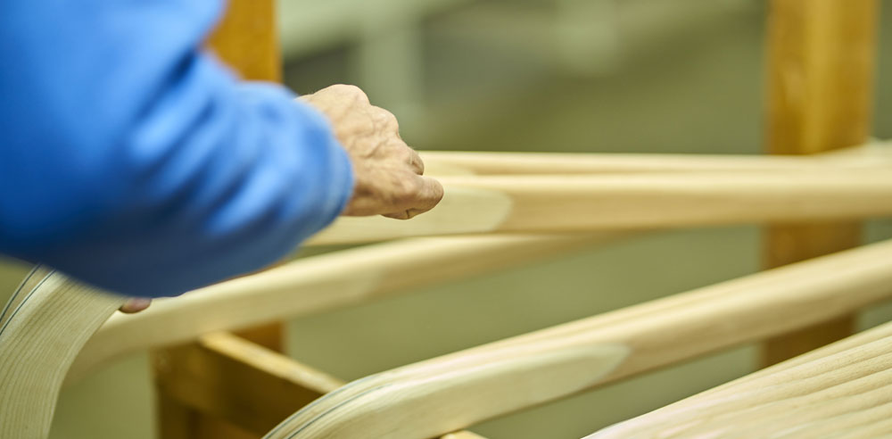 The process of hand-crafting each Reno stick aims to bring out the wood’s extraordinary qualities: channelling the feel of the game better than any other material